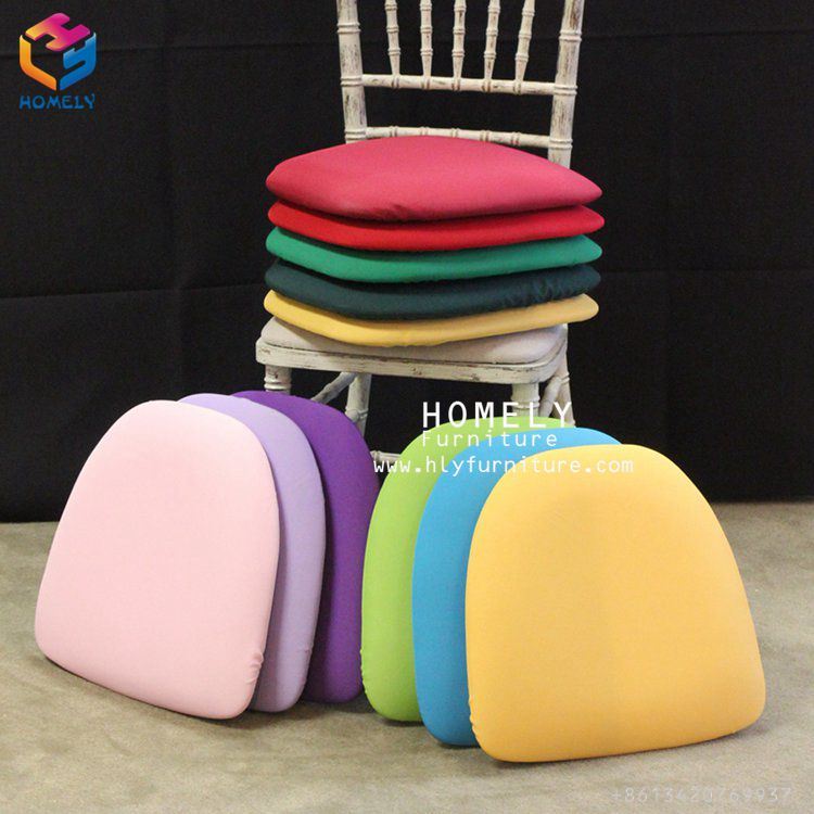 China Hly Polyester Cushion Leather Chair Cushion for Chiavari Chair