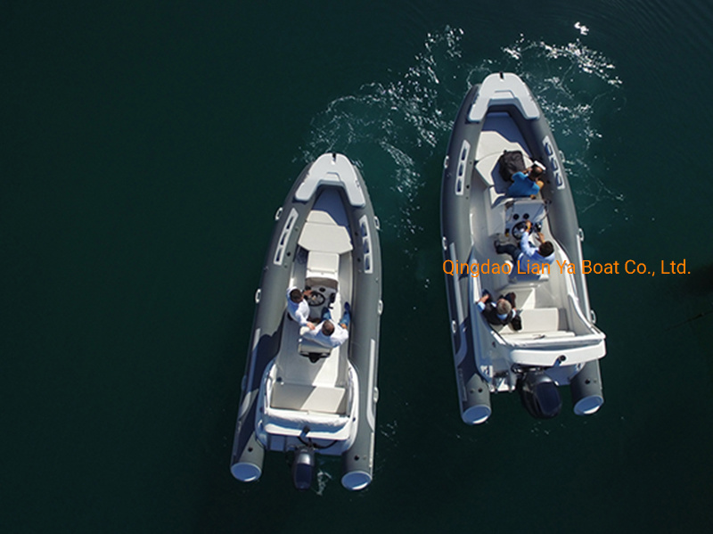 Liya 5.8m Custom Military Rib Boats Hypalon Inflatable Boats