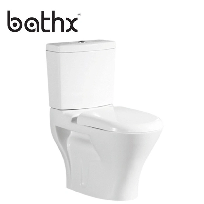 2019 New Arrival Washdown Ghana Toilet Two Piece Commode Water Saving Wc Toilet (PL-6604)