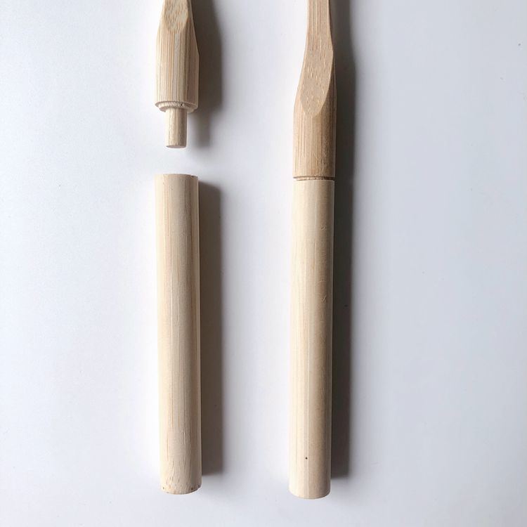 Natural Bamboo Toothbrush Biodegradable Bamboo Toothbrush Plasic Free