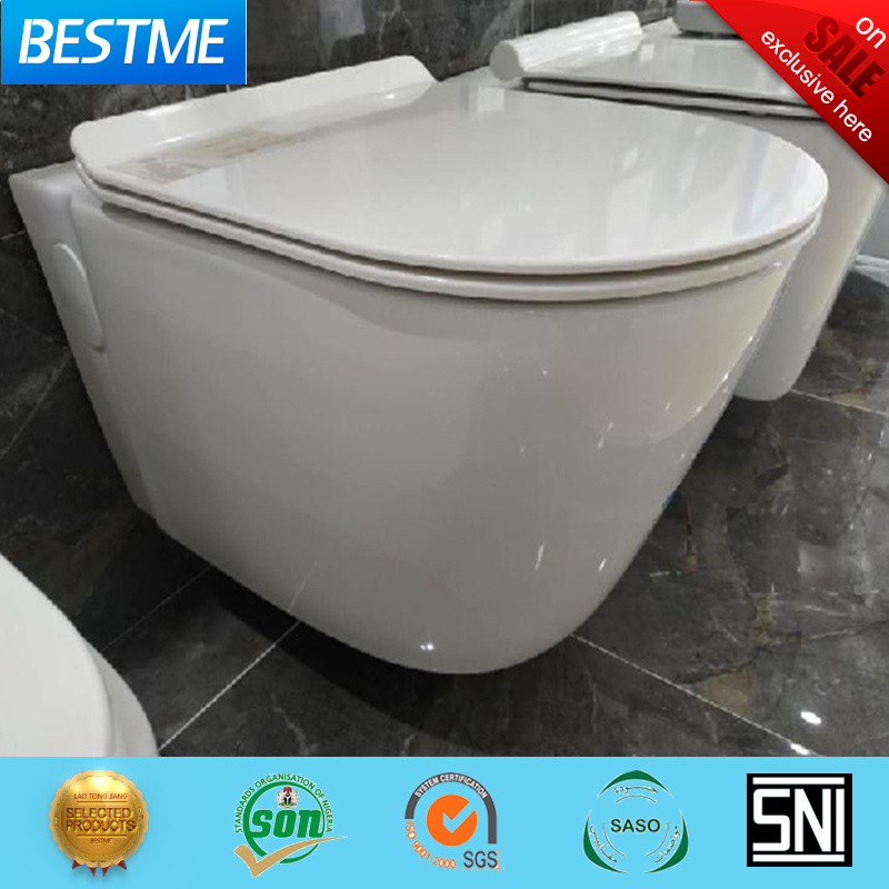 Sanitary Ware Wall Hung Water Closet Toilet Bowl (BC-1107D)