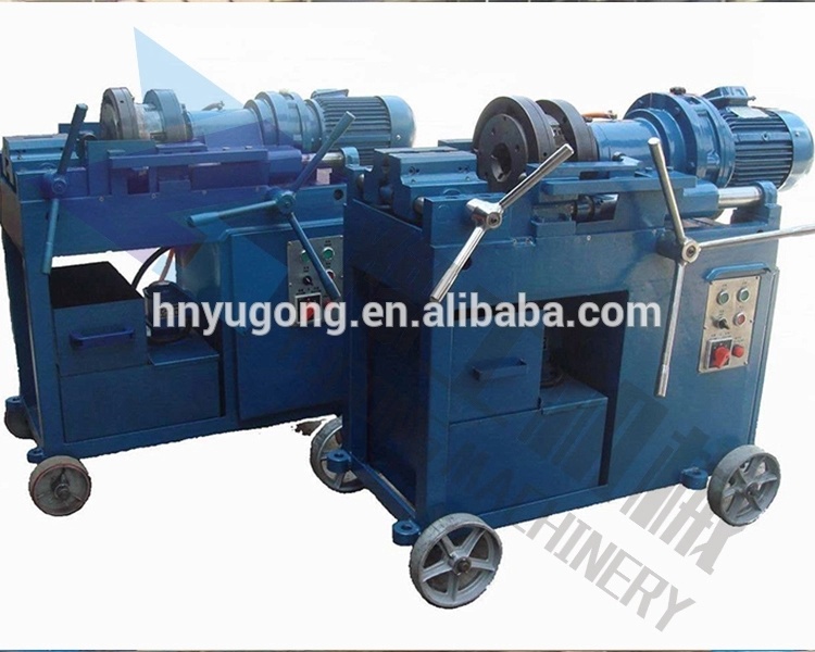 Concrete Reinforcing Screw Steel Rebar Rib Peeling Thread Rolling Machinery