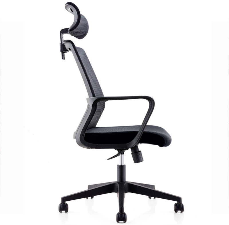 Ergonomic Office Chair Mesh Chair Leisure Chair Swivel with Lumbar Support