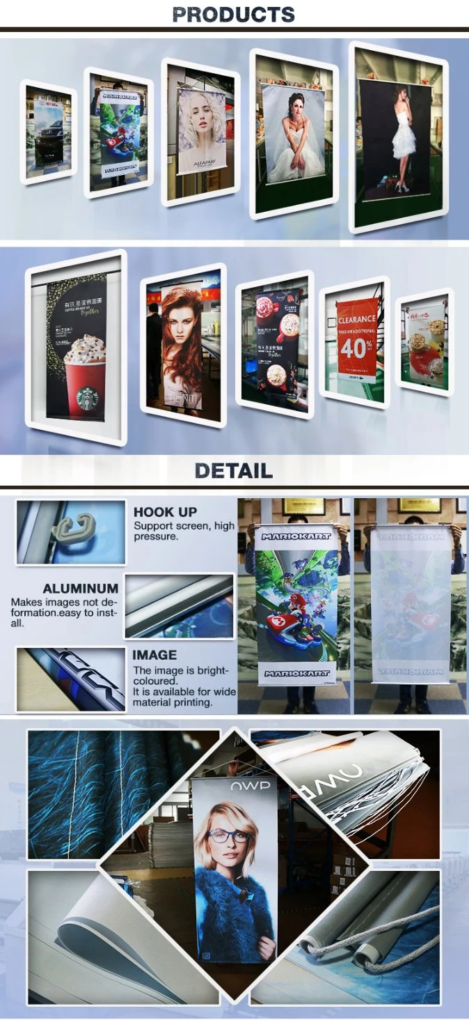 Custom Advertising Hanging Banner, Hanging Poster, Custom Wall Scrolls