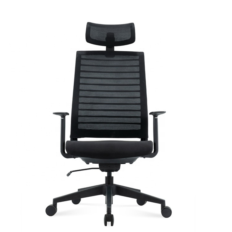 Economic Staff Comfortable Office Chair in Black Nylon Frame