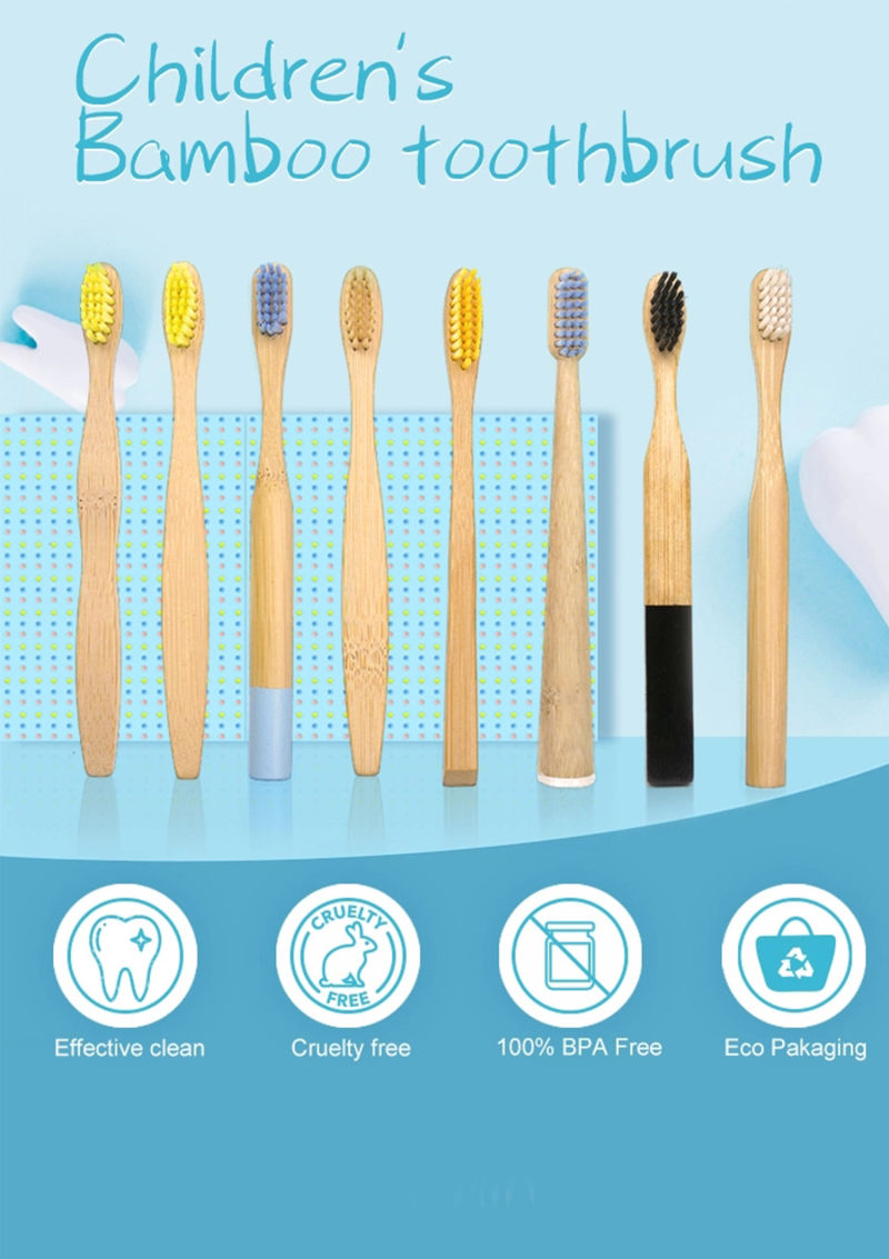 China Market Hotel Kids Toothbrush Customized Kids Bamboo Toothbrush