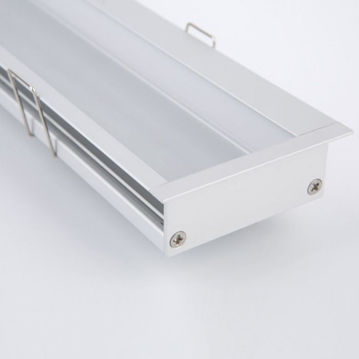 Anodized Aluminum LED Housing with Diffuser for Corner Mount Light