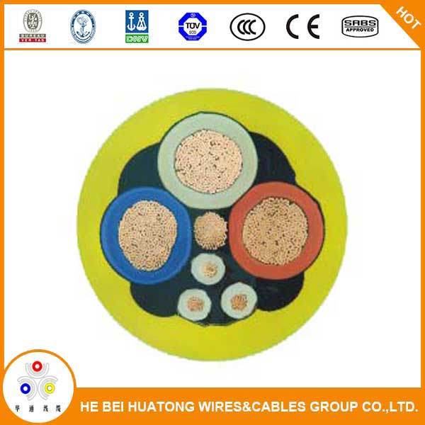 Flexible Heavy Duty Underground Shielding Rubber Flexible Cable for Mines