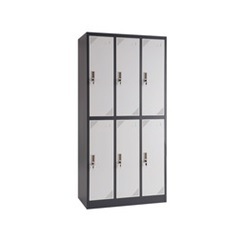 2 Door Wardrobe Locker Cabinet Assemble Metal Wardrobe