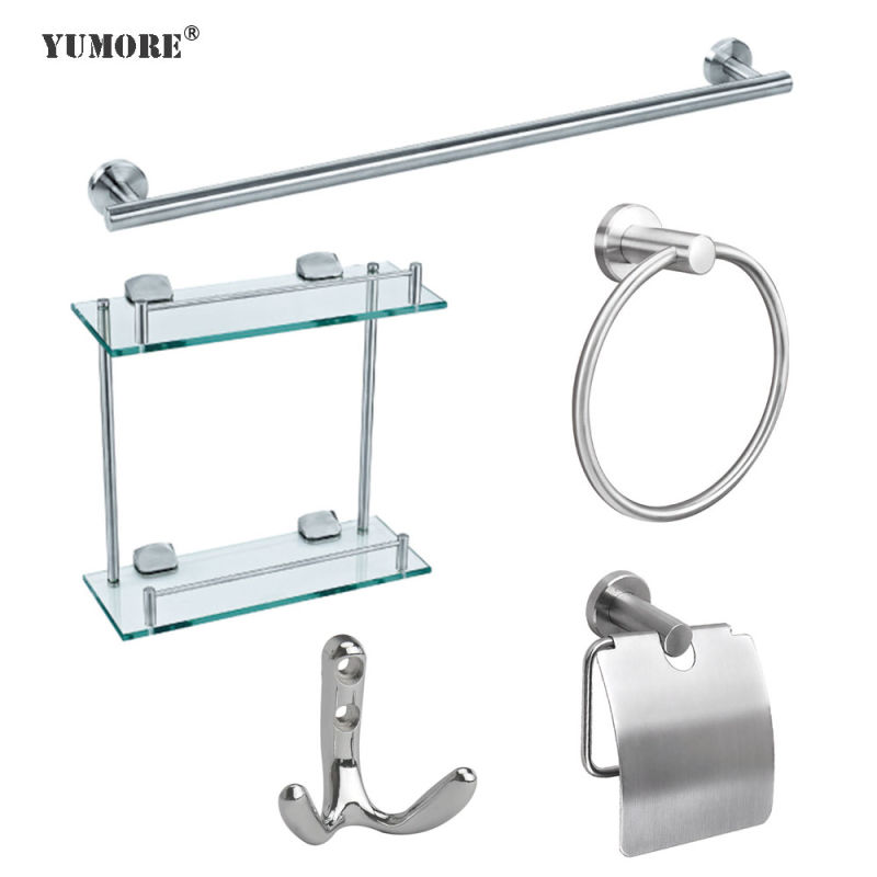 Manufacturer Bathroom Set High Quality 304 Stainless Steel Bathroom Accessories