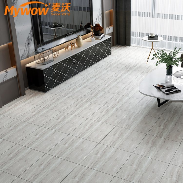 Sxp Wood Grain Self-Adhesive Floor Covering for Restroom