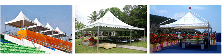 Wind Resistant Gazebo Canopy Tents for Temporary Mobile Public Toilets