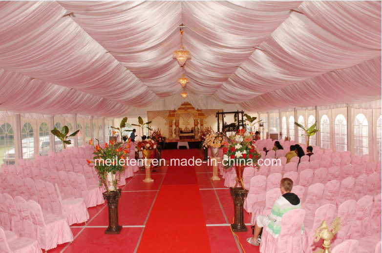 Luxury Semipermanent Wedding Tent Hall Cassette Flooring Marquee