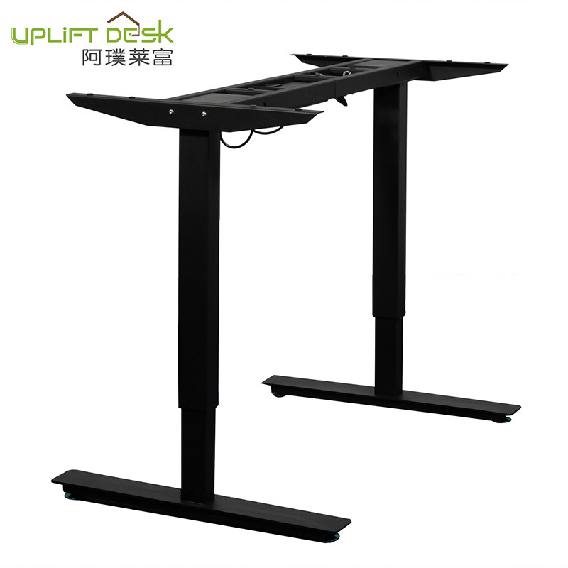 Double Adjustable Height Desk Electric Height Adjustable Office Desk