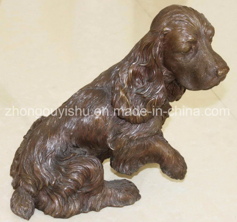 Bronze Sculpture, Bronze Dog Sculpture, Animal Sculpture