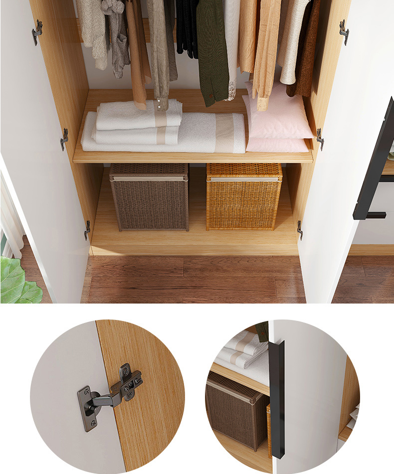 Wardrobe Home Furniture Bedroom Modern Simple Cabinet Lockers Wardrobe