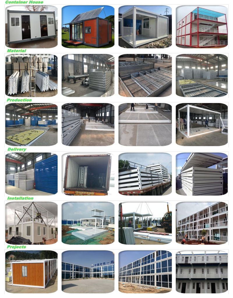 Expandable Container House Prefabricated House Used for Villa, Hotel and Public Lavatory