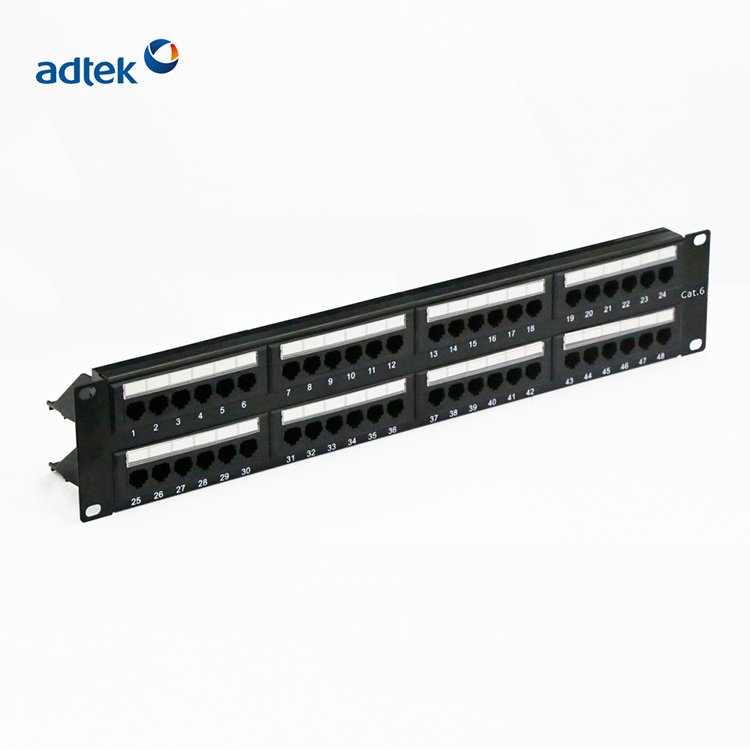 19 Inch CAT6 FTP Patch Panel 24 Ports