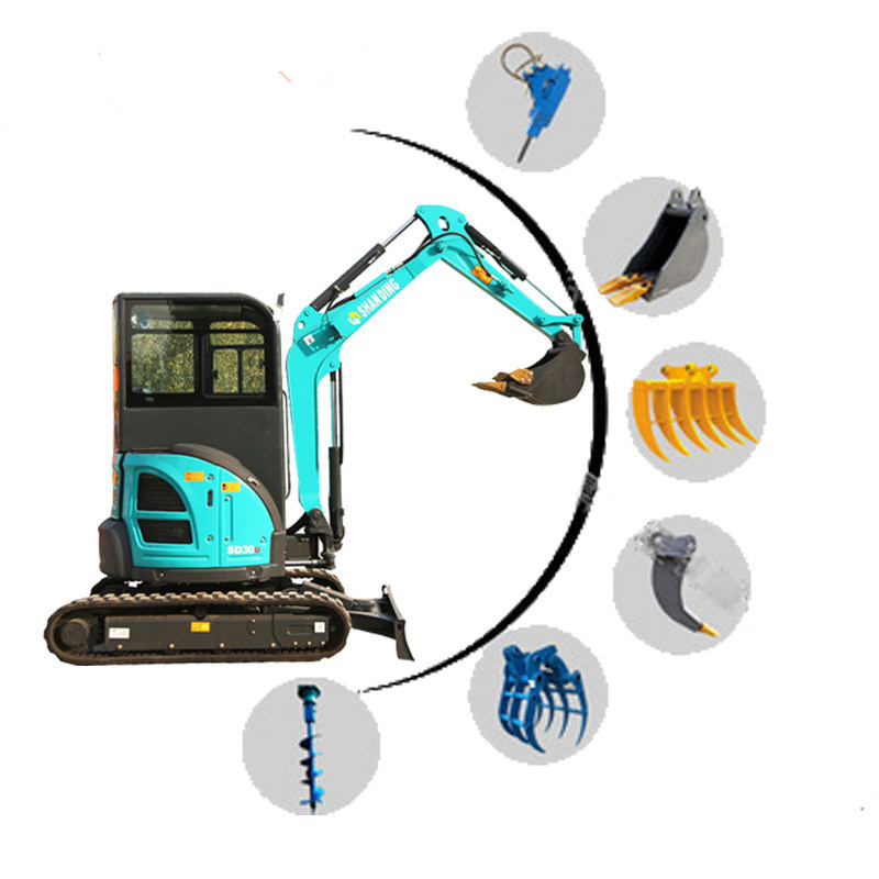 3 Ton Excavator with Cabin & Accessories for Sale