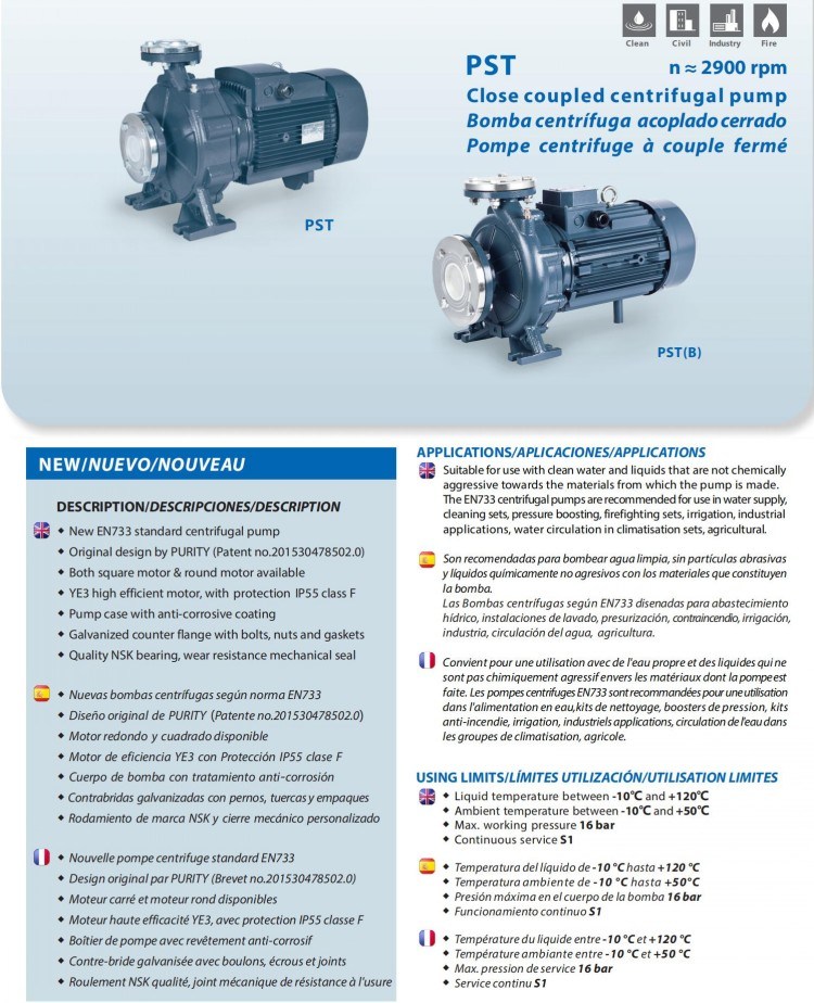 Close Coupled Sturdy and Durable Diesel Generator Borehole Surface Water Pump