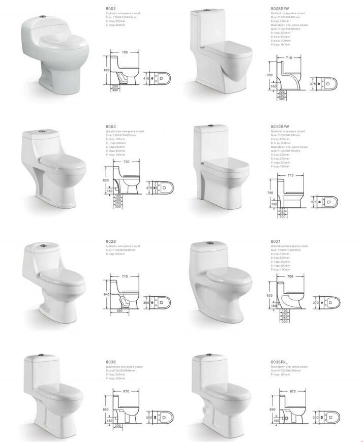 Bathroom Cupc Certificate Modern Western Elongate One Piece Toilet