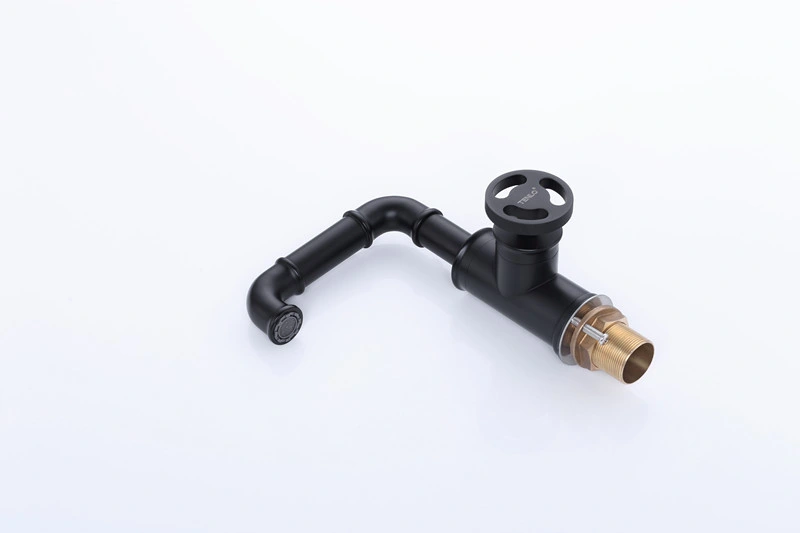 Black Brass Industrial Toilet Sanitaryware Sanitary Ware Tap Sink Bath Mixer Basin Mixer Bathroom Fuacet Tap