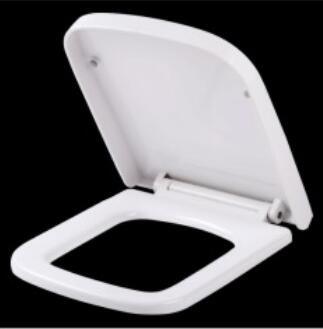 PP Material Square Shape Slim Toilet Seat Cover Toilet Seat with Quick Release