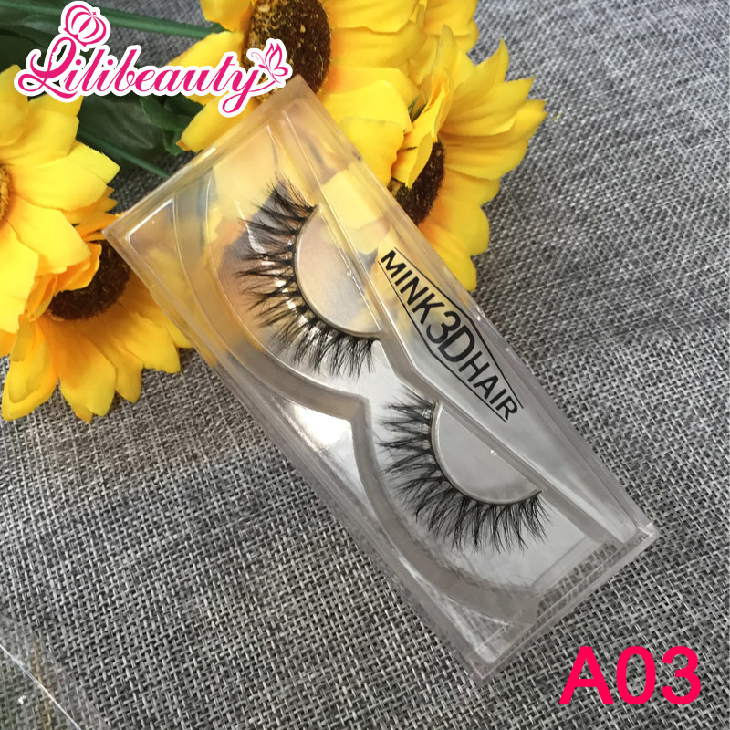 100% Hand Made Siberian Black Cotton Mink Eyelashes