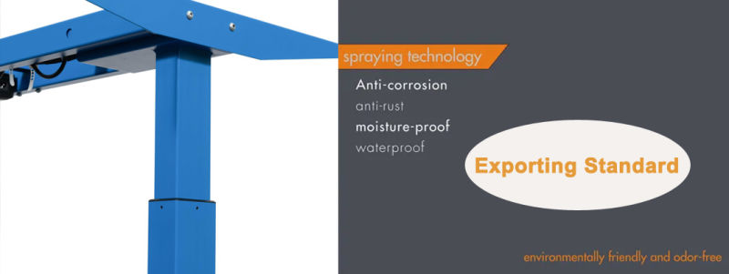 Height-Adjustable Ajustable MDF Top Height Adjustable Standing Office Desk Frame
