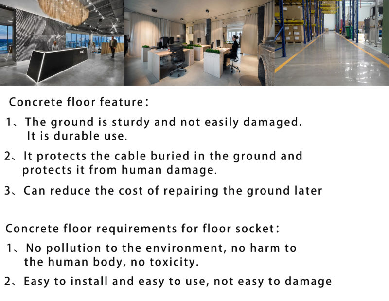 Cover Lid Floor Mounted Sockets /Service Floor Box / Floor Connector