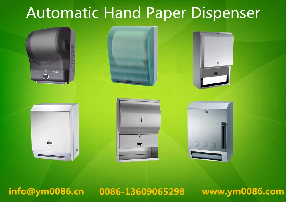 Plastic Touchless Automatic Toilet Hand Towel Paper Roll Wipe Tissue Dispenser