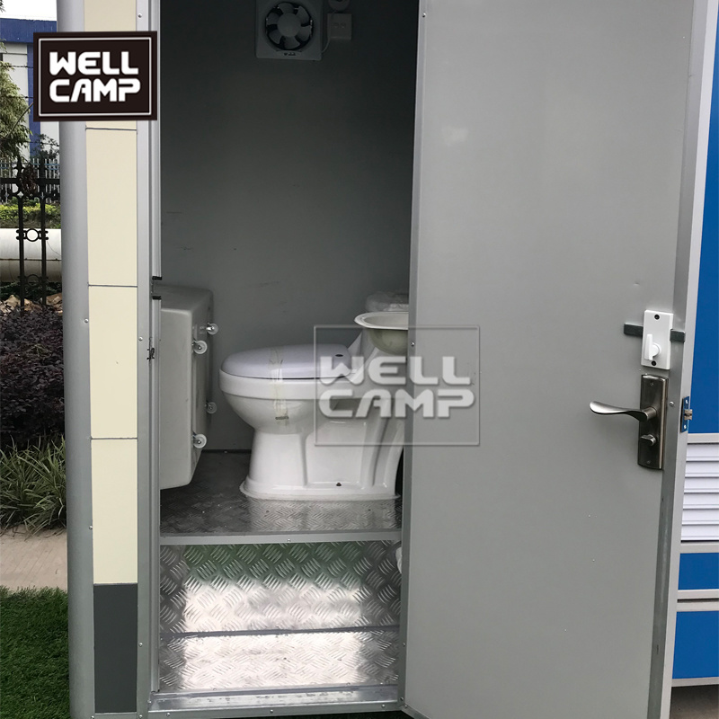 Wellcamp Newest Mobile Convenient Mobile Prefabricated Toilet