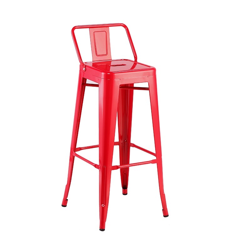 Low Back Steel Counter Tolixs Bar Stool