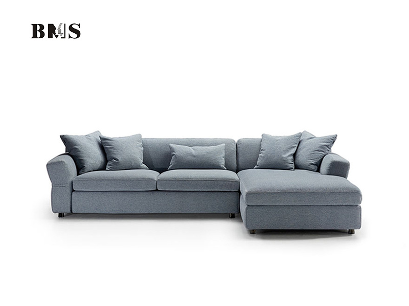 Affordable Hotel Furniture Hot Design Contemporary Sectional Sofa in Blue