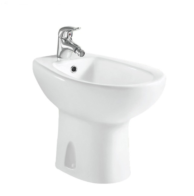 Sairi Bathroom Ceramic White Color Floor Mounted Bidet Wc