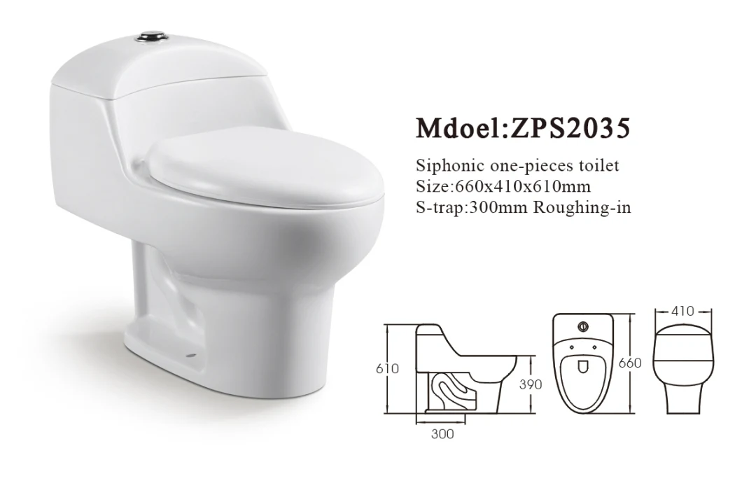 China Manufacturer Bathroom Toilet Sanitary Ware Siphonic Wc Ceramic Water Closet One Piece Toilet Seat