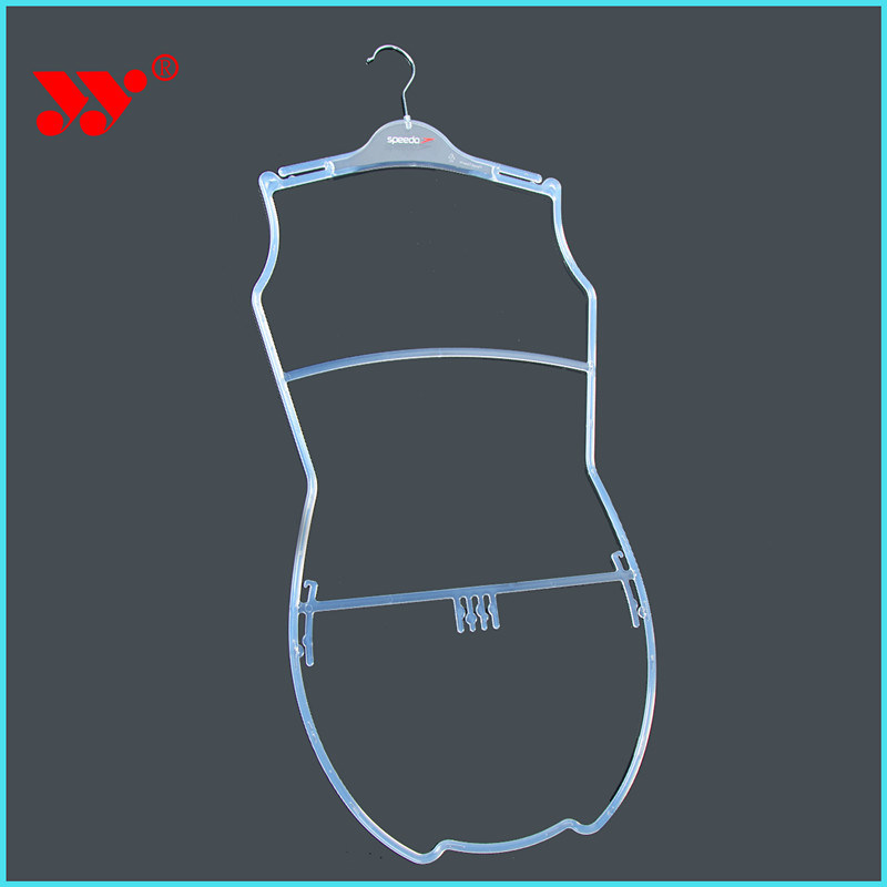 Heavy Duty Body Shape Plastic Swimwear Display Hanger for Display