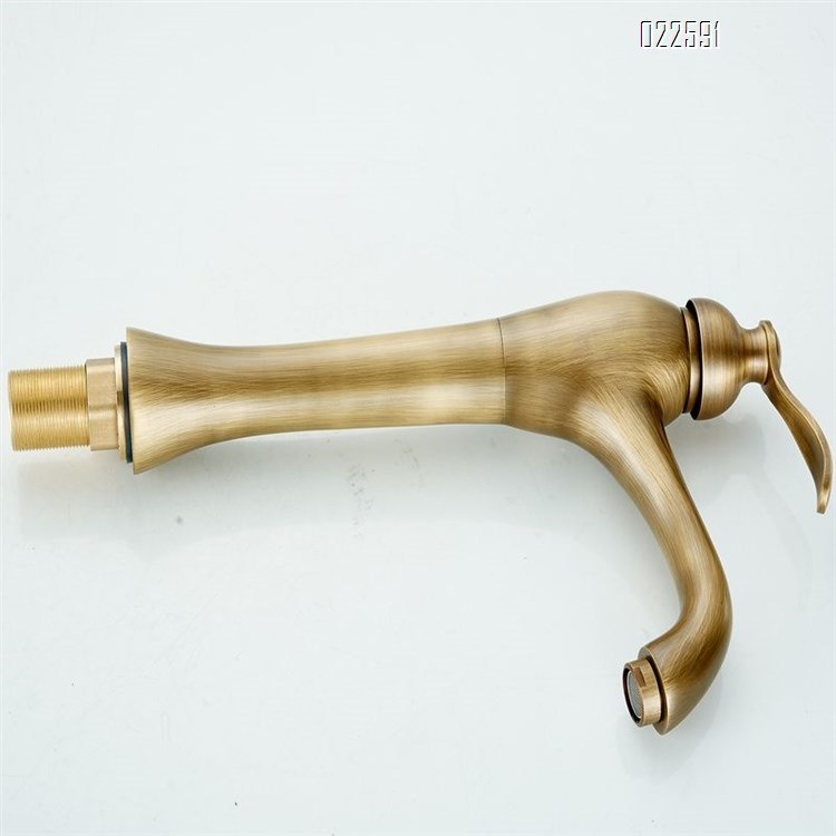 Luxury Copper Bathroom Accessories Tap Basin Faucet