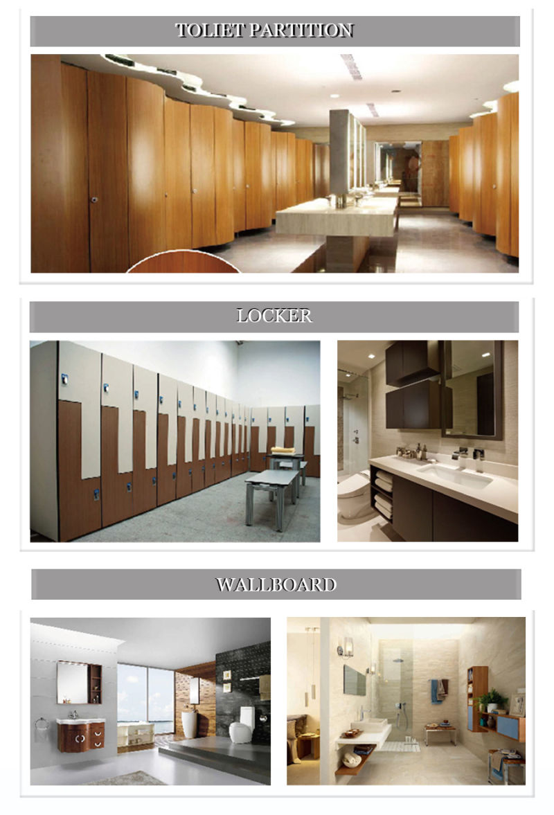 Metallic Exterior Wall Panel for Toilet Partition