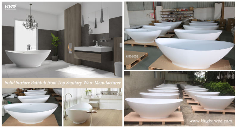 Sanitary Ware Washroom Stone Solid Surface Wash Basin Washroom Sink