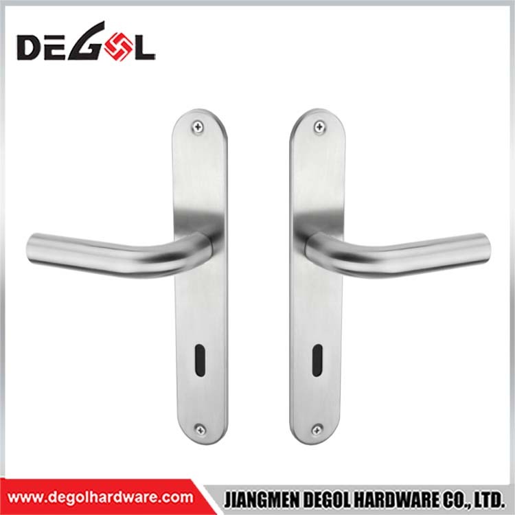 Commercial Bathroom Door Handle with Plate Manufacturer