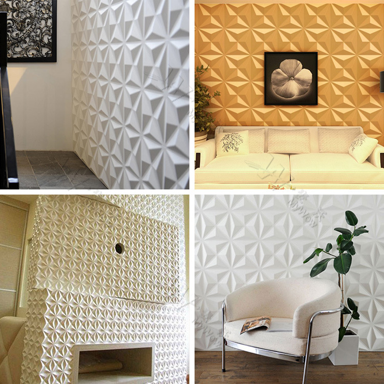 3D Wall Panel for Home Decoration Fashion PVC Wall Panels