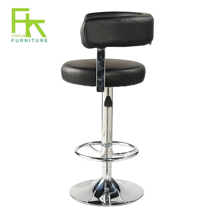 Modern Cheap High Swivel Adjustable Bar Stool, Counter Stool with Footrest