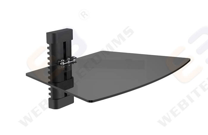 Easy Establish, for DVD Player Glass Wall Shelf, TV Mount