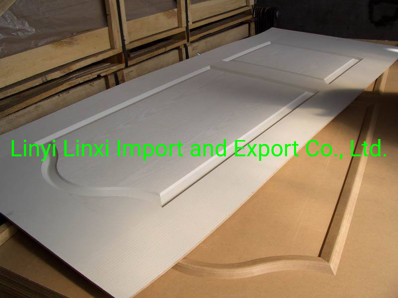 MDF/HDF Melamine/ Veneer Moulded Door Skin for Door Panel