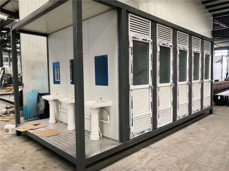 Prefab/Prefabricated Labor Camp Container Toilet / Trail Toilet/ Mobile Container Toilet / Portable Toilet