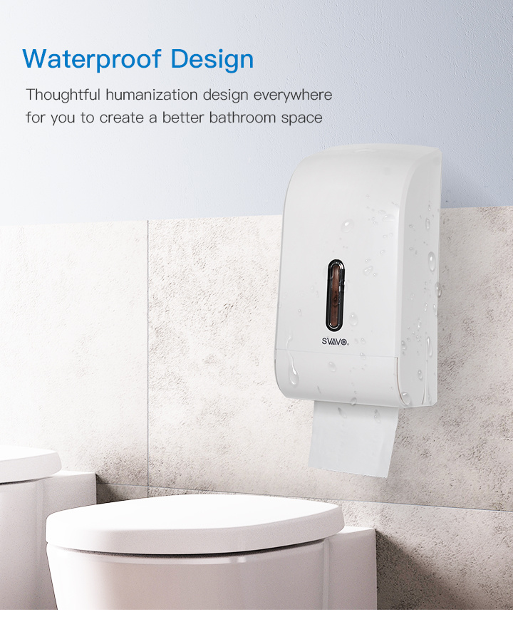 Special Design Wall Mounted Hand Paper & Dual Toilet Paper Dispenser for Toilet Hotel