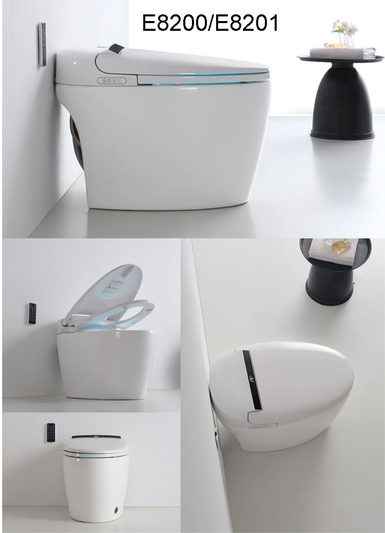 Hot Sale Luxury Intelligent Auto Operation Urea Cover Smart Toilets