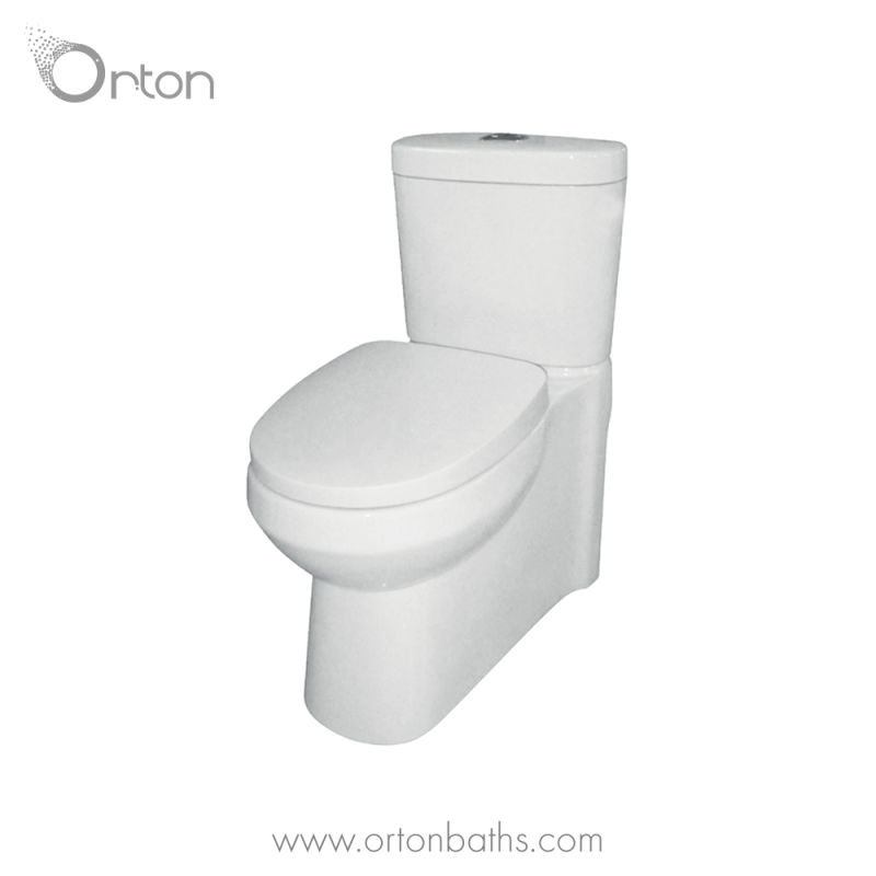 2 Piece High Efficiency Dual Flush Elongated Toilet in White