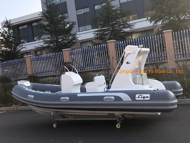 Liya 17feet Rigid Inflatable Boats Fishing Inflatable Rib Boats